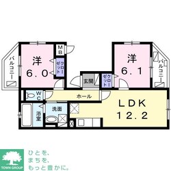 大山ヒルズの物件間取画像